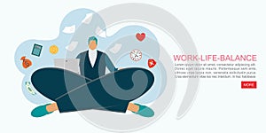 Work life balance concept