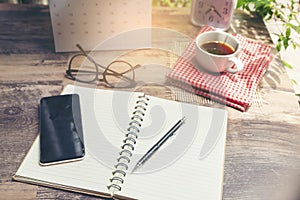 Work online from home Concept,