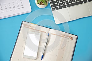 Work online from home Concept