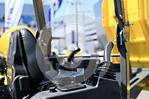 Work place in forklift