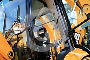 Work place in forklift