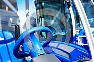 Work place in forklift