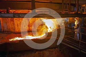work process in metallurgical at manufacture fsteel plant