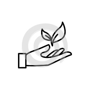 Work responsibility icon, illustration