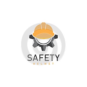 work safety helmet gear design vector illustration icon