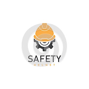 work safety helmet gear design vector illustration icon