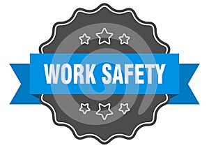 work safety label