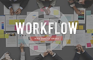 Work Smart Flow Effective Planning Productive Concept