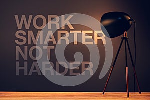 Work smarter not harder motivational quote