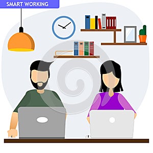 Work with their laptop from home