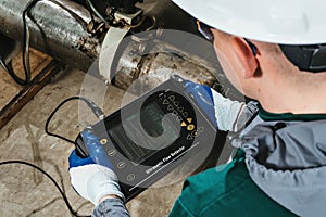 Work thiw ultrasonic flaw detector photo