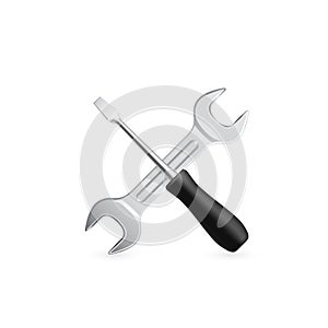 Work tool icon. Vector