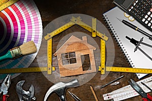 Work Tools and Model House - Home Improvement