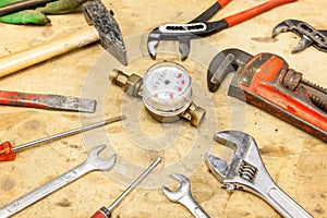 Work tools on the worktable