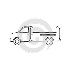 Work Van Icon Vector