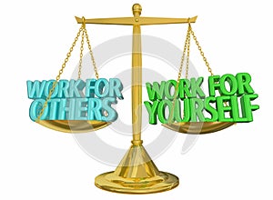 Work for Yourself Vs Others Self Employed Scale