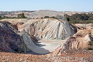 Worked out copper mine photo