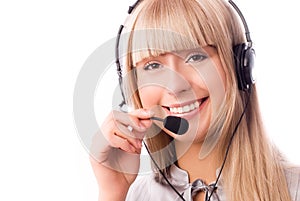 Worker of a call-center