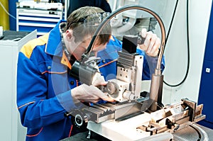 Worker checking tool with optical