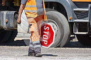 Worker on construction  site