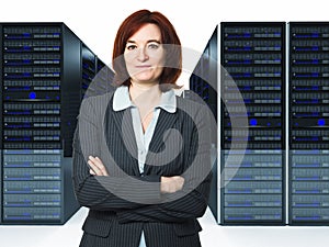 Worker in datacenter