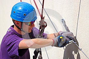 Worker at height