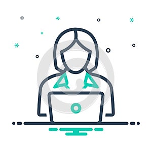 Mix icon for Worker, roustabout and operator