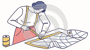 Worker Installing Floor Tiles Vector Art, vector design Generative AI