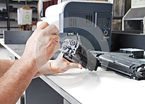 Worker laser printer