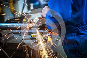 Worker in metal industry