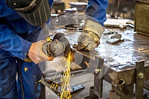 Worker in metal industry