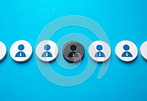 The worker is out of order. A replacement is required for an open vacancy.