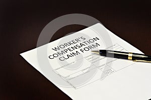 Worker`s Compensation Claim Form Application