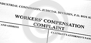 Worker`s Workers Compensation Form Complaint