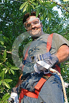 Worker in Safety Gear