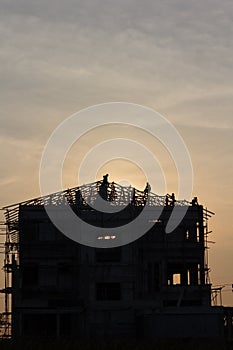 Worker at site