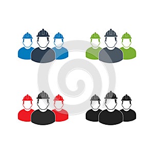 Worker team Icon Set.