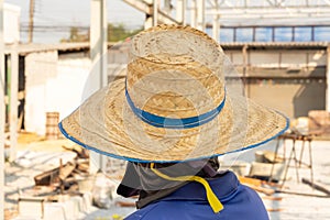 Worker ware straw hat