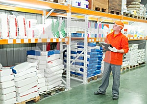 Worker at warehouse