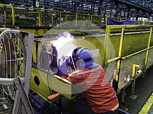 Worker work in construction site