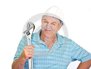 Worker With Wrench
