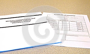 Workers Compensation Policy and Certificate of Insurance