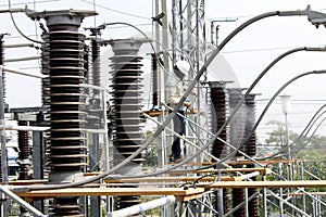 Workers maintenance sub station