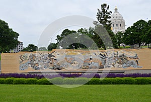 Workers Memorial in State Capitol Park, St. Paul, Minnesota
