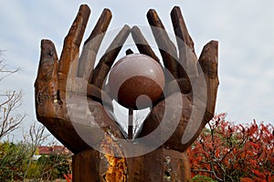 The Workers Movement Memorial Communist Statues at Memento Park Budapest Hungary