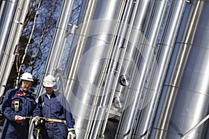 Workers, oil, gas and industry