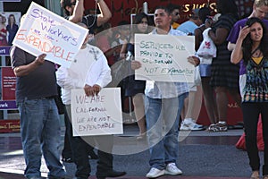 Workers Protesting