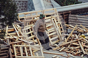 The workers in the rest