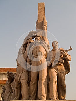 Workers Statue at Tiananmen square