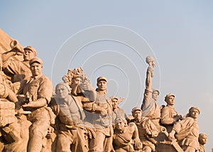 Workers Statue at Tiananmen square photo